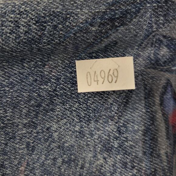 SO Jeans Womens 7/28W Blue High Rise Curvy 90s Bootcut Raw Hem Stretch Denim - Picture 16 of 16